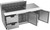 Beverage Air SPED72HC-18M-2 72" W Three-Section Two Door Mega Top Refrigerated Counter