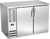 Beverage Air BB48HC-F-S 48" W Two-Section Solid Door Refrigerated Food Rated Back Bar Storage Cabinet - 115 Volts