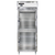 Continental Refrigerator D1FENGDHD 28.5" W One-Section Glass Door Reach-In Designer Line Wide Freezer - 115 Volts