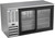 Beverage Air BB58HC-GS-S 58" W Two-Section Glass Door Refrigerated Back Bar Storage Cabinet - 115 Volts