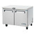 Migali C-U48F-HC 48.2"W Two-Section Solid Door Reach-In Competitor Series Undercounter Freezer