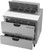 Beverage Air SPED36HC-08-2 36" W One-Section Two Drawer Sandwich Top Refrigerated Counter