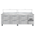 Continental Refrigerator PA93N-D 93" W Three-Section Pizza Prep Table