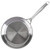 Vollrath 47751 9.38" Stainless Steel and Aluminum Intrigue Stainless Steel Fry Pans with Natural Finish