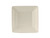 Tuxton BEH-073B Ceramic American White/Eggshell Square Plate (1 Dozen)