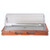 Spring USA XC2201 22-3/4"W Oblong Curved Glass Lid XCESSories Wowers Cold Buffet Display/Chafing Dish