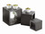 Cal-Mil 1915-96 9" Square Bamboo Midnight Bamboo Cube Riser Set
