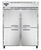 Continental Refrigerator 2RENSSHD 57" W Two-Section Solid Door Reach-In Extra-Wide Refrigerator