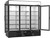Beverage Air MMR72HC-1-B 75" W Three-Section Glass Door MarketMax Refrigerated Merchandiser