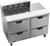 Beverage Air SPED48HC-08-4 48" W Two-Section Four Drawer Sandwich Top Refrigerated Counter