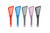 Matfer Bourgeat 112419 ExoGlass 12" L High Temp Slotted Pelton Spatula - Black
