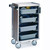 Lakeside 890 27.75" W Stainless Steel Solid Enclosed Back and Sides 4 Shelves Bussing Cart