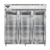 Continental Refrigerator D3RNSSGD 78" W Three-Section Glass Door Reach-In Designer Line Refrigerator