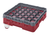 Cambro 30S318416 Camrack Glass Rack With Soft Gray Extender - 5 Cases