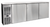 Glastender C1FU84, 84"W Three-Section Undercounter Cooler