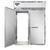 Continental Refrigerator D2RINRT 68.5" W Two-Section Solid Door Roll-Thru Designer Line Refrigerator