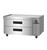 Hoshizaki CR49B Steelheart 49" W All Stainless Steel 1-Section with 2 Drawers Refrigerated Equipment Stand - 115 Volts