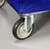 Lakeside 437 30.75" W Stainless Steel 6 Solid Shelves Tray Delivery Cart with Cover