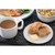 Dinex DX5CBPB02
 5-1/2"
 China
 White
 Round
 Bread/Dessert Plate
