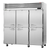 Turbo Air PRO-77-6R 77.75" W Three-Section Solid Door Reach-In PRO Series Refrigerator