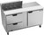 Beverage Air SPED60HC-08-2 60" W Two-Section One Door Sandwich Top Refrigerated Counter