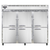 Continental Refrigerator 3RENHD 85.5" W Three-Section Solid Door Reach-In Extra-Wide Refrigerator