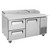 Turbo Air TPR-67SD-D2-N Super Deluxe Pizza Prep Table two-Section 20.0 cu. ft