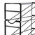 Winco CDR-4 20"L x 6-1/4"W x 24-3/4"H Cup Dispensing Rack