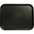 Carlisle CT141803 17.87" Wx 14" D x 0.98" H Black Rectangle Café Tray