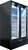Beverage Air MT49-1B 47.13" W Two-Section Glass Door Marketeer Series Refrigerated Merchandiser