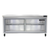 Continental Refrigerator SW72NSGD 72"W Three-Section Glass Door Work Top Display Refrigerator