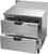 Beverage Air WTFD32AHC-2 32"W Two Drawer Stainless Steel Worktop Freezer With 4" Removable Backsplash