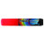 Winco MBPM-R 0.06" Chisel Tip Neon Red Deluxe Plus Neon Marker