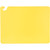 San Jamar CB182412YL 18" x 24" x 1/2" Yellow Co-Polymer Cut-N-Carry Cutting Board