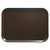 Cambro 1418116 14" Brown Rectangle Camtray - 12/Case