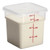 Cambro 4SFSCW135 CamSquares® 4 Qt. Clear Square Polycarbonate Food Container
