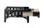 Cal-Mil 1363-13 Mission Cook-N-Serve Butane Frame 14"W With Grate Bridge Style Black