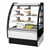 Infrico USA IDC-VBR09IR 38.44" W White Painted Stainless Steel Refrigerated Curved Display Case - 115 Volts