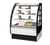 Infrico USA IDC-VBR09IR 38.44" W White Painted Stainless Steel Refrigerated Curved Display Case - 115 Volts