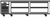 Vulcan ARS84 84" W Stainless Steel Self-Contained Achiever Refrigerated Base - 115 Volts