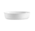 CAC China ODP-10 80 Oz. Super White Ceramic Oval Accessories Platter (1 Dozen)