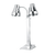 Eastern Tabletop 9652 Stainless Steel Lamp Warmer with 2 Bulbs - 120 Volts, 250 Watts