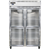 Continental Refrigerator 2RSNSAGDHD 52" W Two-Section Glass Door Reach-In Refrigerator