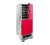 Cres Cor H135SUA11R 25.75" W Stainless Steel One Compartment Insulated Field Reversible Red Dutch Doors Mobile Heated Cabinet - 120 Volts