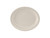 Tuxton TNR-041 Ceramic American White/Eggshell Oval / Oblong Platter (3 Dozen Per Case)