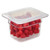Cambro 80CWD135 Camwear 1/8 Size Clear PolyCarbonate Drain Shelf - 6/Case