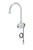 Fisher 76057 Brass Single Wall Mount Control Valve Navigator Electronic Sensor Faucet