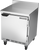 Beverage Air WTF27HC-FIP 27"W One Door Stainless Steel Worktop Freezer With 4" Foamed-In Place Backsplash