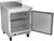 Beverage Air WTF27HC-FIP 27"W One Door Stainless Steel Worktop Freezer With 4" Foamed-In Place Backsplash