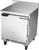 Beverage Air WTF27HC-FIP 27"W One Door Stainless Steel Worktop Freezer With 4" Foamed-In Place Backsplash